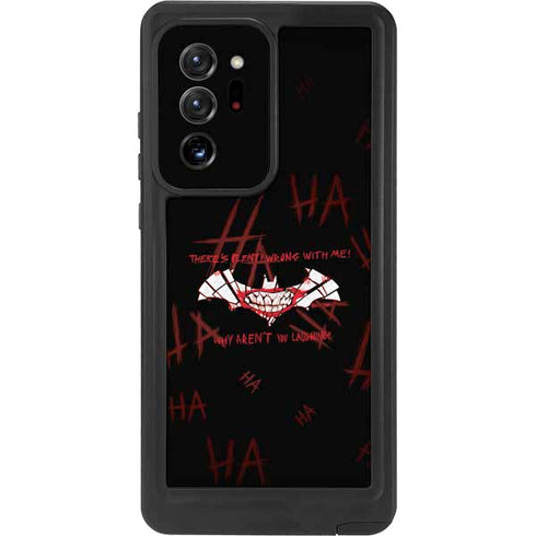 DC Comics The Joker Plenty Wrong With Me Galaxy Note20 Ultra 5G Waterproof Case